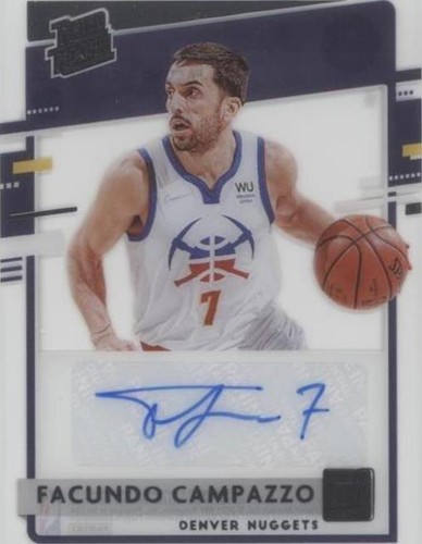 2020-21 Panini Clearly Donruss - Facundo Campazzo #RRA-FCZ