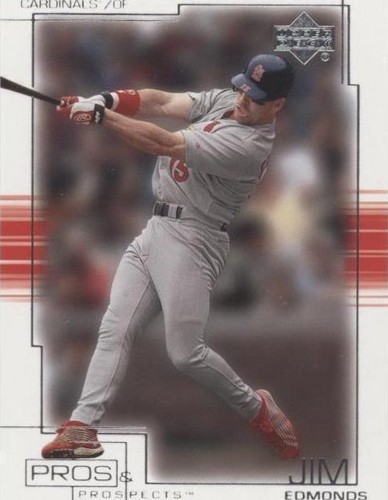 2001 Upper Deck Pros & Prospects - Jim Edmonds #54