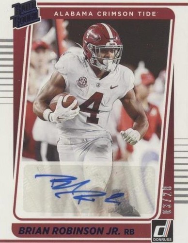 2022 Panini Chronicles Draft Picks Brian Robinson Jr. #RR-BRO