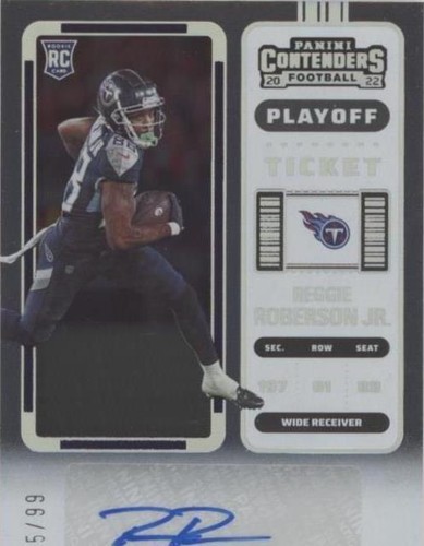 2022 Panini Contenders Reggie Roberson Jr. #296