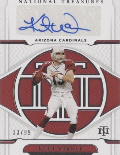 2021 Panini National Treasures Kurt Warner #S-KW