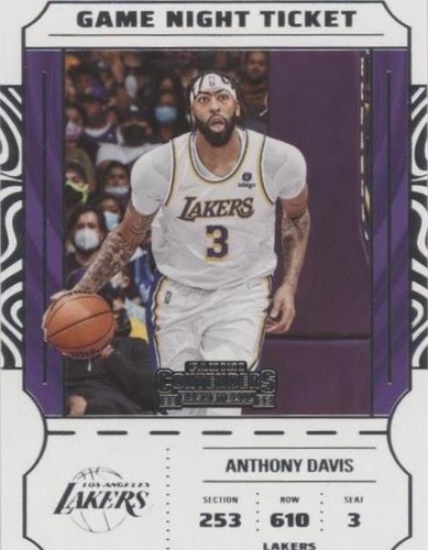 2022-23 Select ANTHONY DAVIS Courtside Zebra CASE HIT Lakers