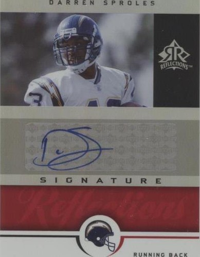 2005 Upper Deck Reflections Darren Sproles #SR-DS