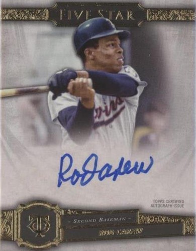 2021 Topps Five Star - Rod Carew #FSA-RC