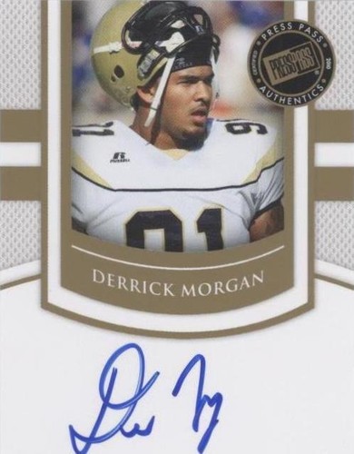 2010 Press Pass Portrait Edition Derrick Morgan #SS-DM
