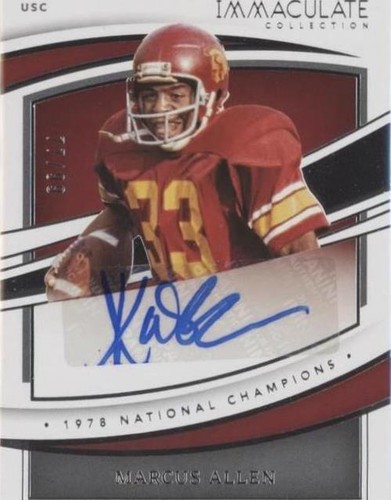 2022 Panini Immaculate Collection Collegiate Marcus Allen #IC-MAL