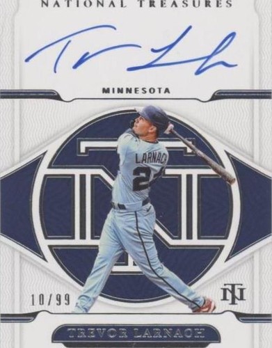 2022 Panini National Treasures - Trevor Larnach #S-TL