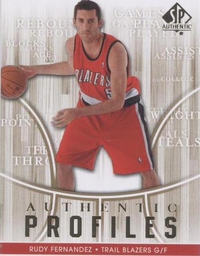 2008-09 SP Authentic - Rudy Fernandez #AP-55