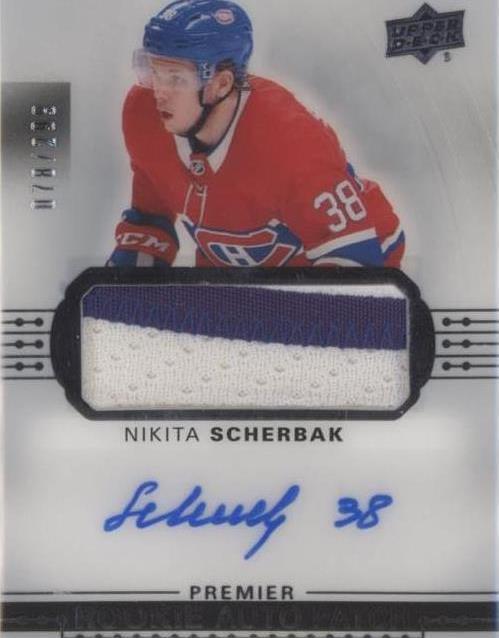 2017-18 Upper Deck Premier - Nikita Scherbak #AR-NS