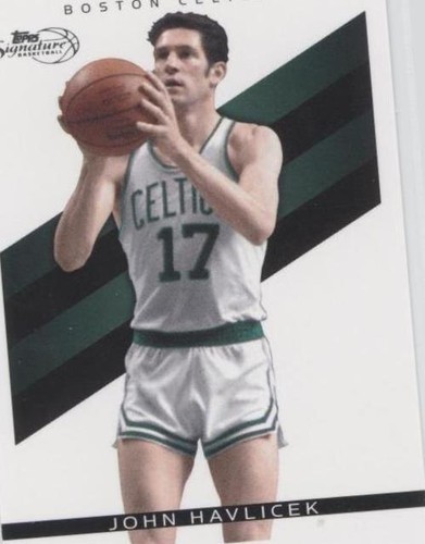 2008-09 Topps Signature - John Havlicek #TS-JHA