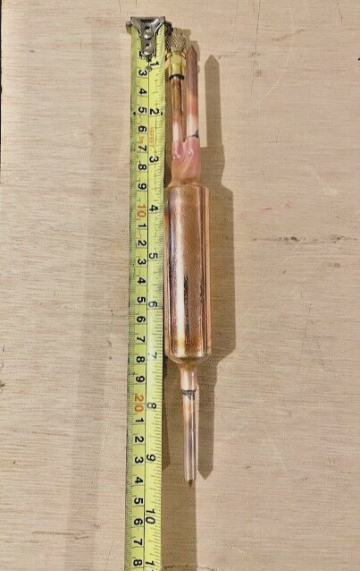 10PC Filter Drier With Charging Valve for Refrigerant Liquid, 1/4 X 1/4  25 gram