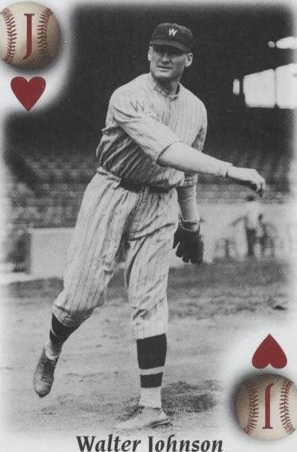 2000 U.S. Playing Card All-Century Team - Walter Johnson #JH