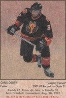 2002-03 In the Game Parkhurst Retro - Chris Drury #137