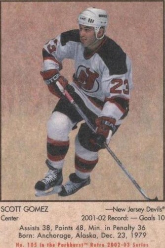 2002-03 In the Game Parkhurst Retro - Scott Gomez #105
