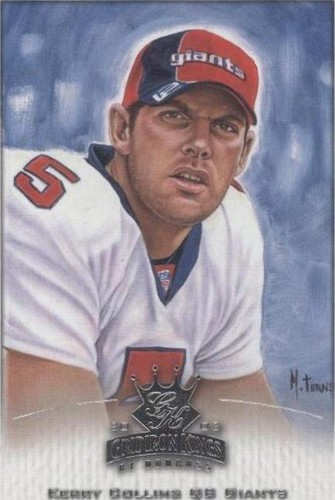 2002 Donruss Gridiron Kings Kerry Collins #61