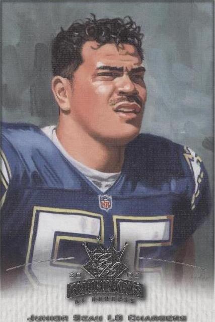 2002 Donruss Gridiron Kings Junior Seau #81