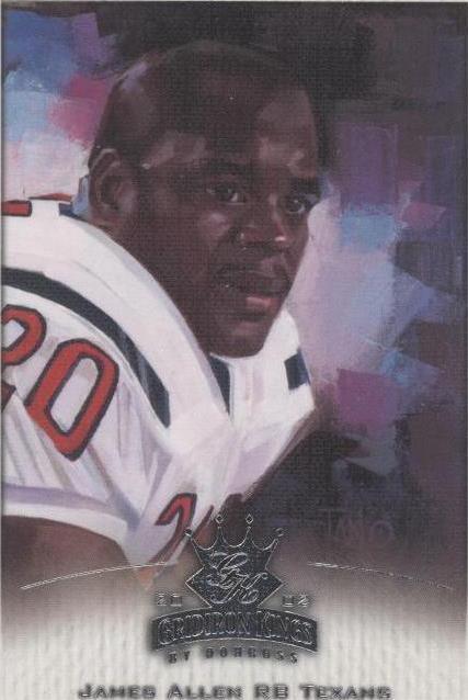 2002 Donruss Gridiron Kings James Allen #33