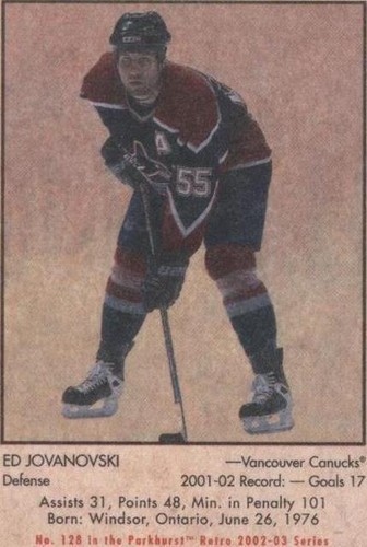2002-03 In the Game Parkhurst Retro - Ed Jovanovski #128