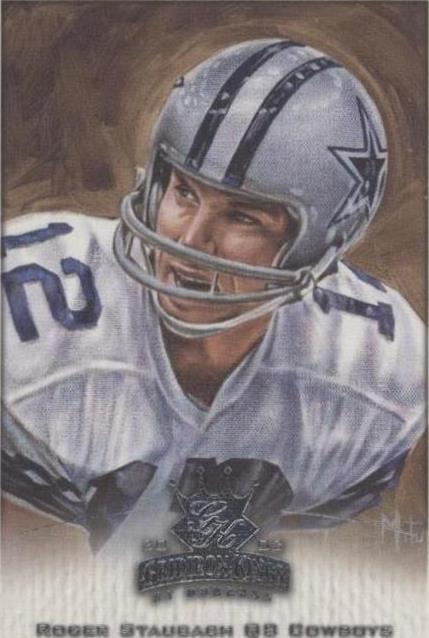 2002 Donruss Gridiron Kings Roger Staubach #170