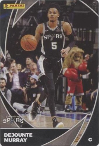 Dejounte Murray 2020-21 Panini Stickers #471 NBA Spurs Foil