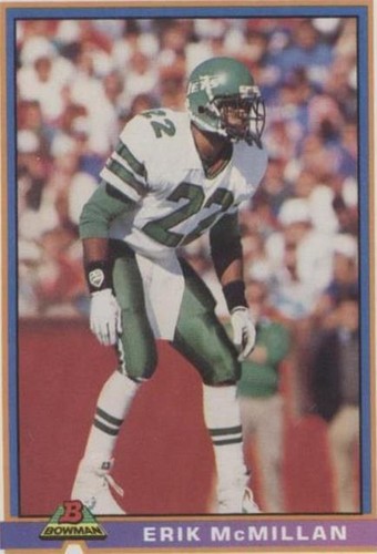 1991 Bowman Erik McMillan #383