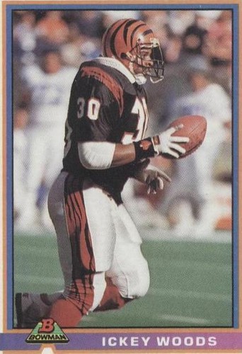 1991 Bowman Ickey Woods #76