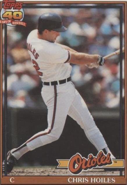 1991 年 O-Pee-Chee - Chris Hoiles #42