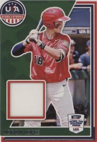2022 Panini USA Baseball Stars & Stripes - Adrian Lopez #USAM-AL