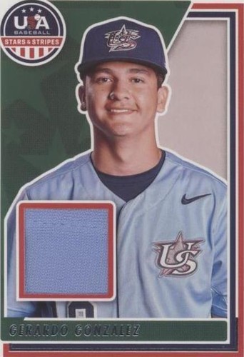 2022 Panini USA Baseball Stars & Stripes - Gerardo Gonzalez #USAM-GE