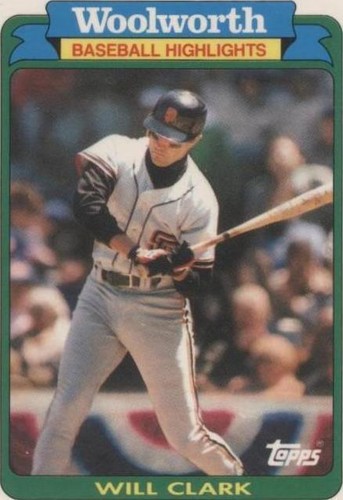 1990 Topps Woolworth Baseball Highlights - Will Clark #24