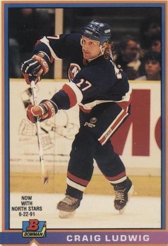 1991-92 Bowman - Craig Ludwig #221
