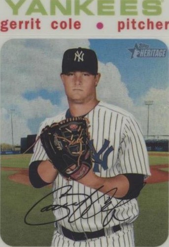 2020 Topps Heritage High Number - Gerrit Cole #THC-501