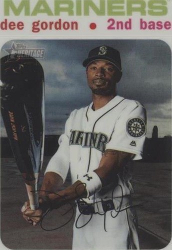 2020 Topps Heritage - Dee Gordon #THC-405
