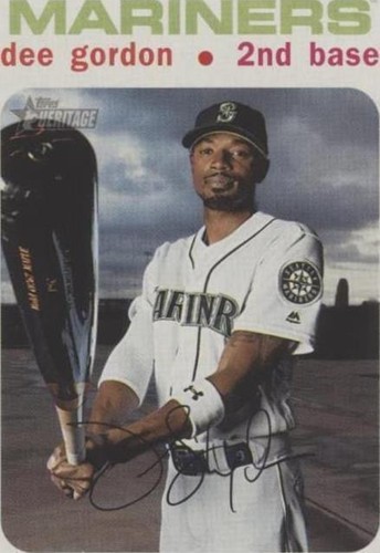 2020 Topps Heritage - Dee Gordon #405