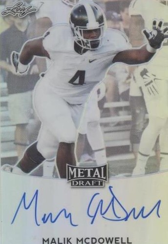 2017 Leaf Metal Draft Malik McDowell #BA-MMD