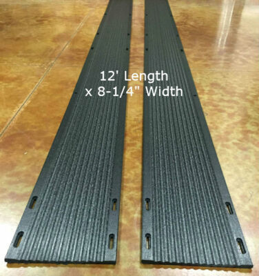 E-Z Off Snowmobile Trailer Ski Guides - 12 Foot Length x 8-1/4 Inch Width - Pair