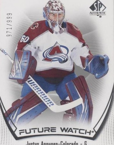 2021-22 SP Authentic - Justus Annunen #159