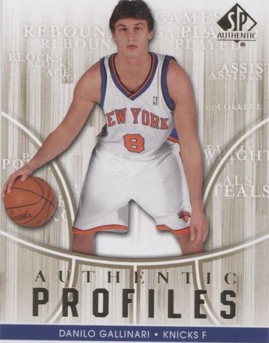 2008-09 SP Authentic - Danilo Gallinari #AP-51