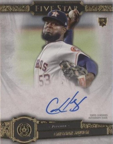 2021 Topps Five Star - Cristian Javier #FSA-CJ