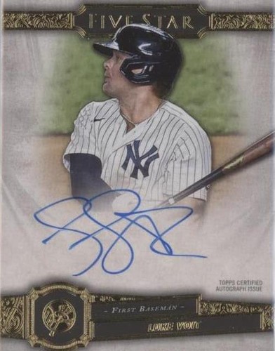 2021 Topps Five Star - Luke Voit #FSA-LV