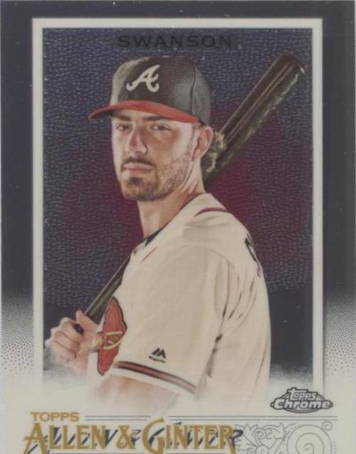 2020 Topps Allen & Ginter Chrome - Dansby Swanson #263