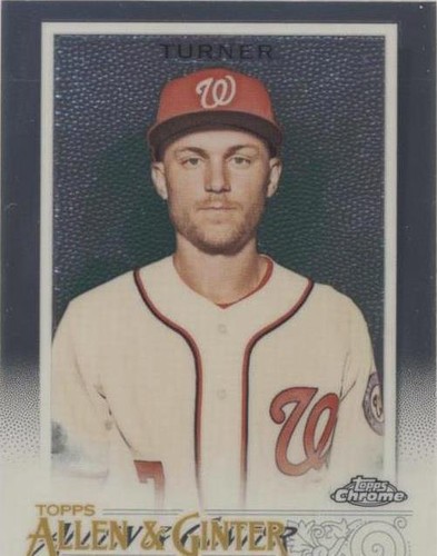 2020 Topps Allen & Ginter Chrome - Trea Turner #122