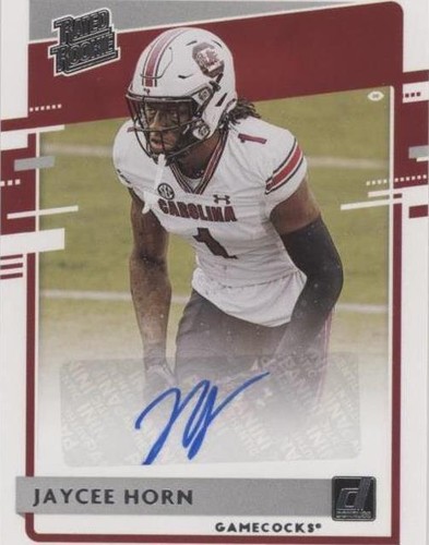 2021 Panini Chronicles Draft Picks Jaycee Horn #DA-JYH
