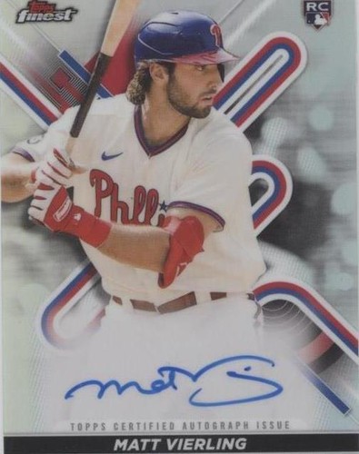 2022 Topps Finest - Matt Vierling #FA-MV