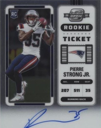 2022 Panini Contenders Optic Pierre Strong Jr. #131
