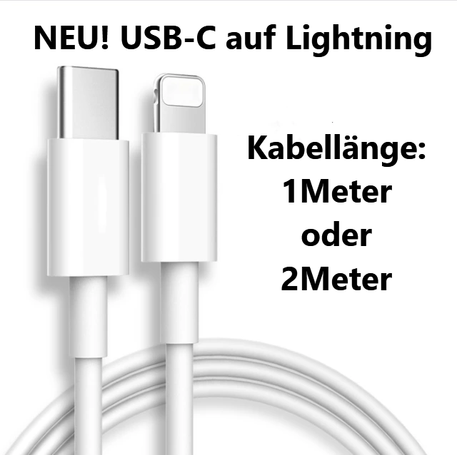 iPhone 12 Schnellladegerät USB C Ladekabel Netzteil Ladegerät Adapter für Apple