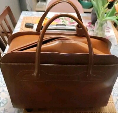 McKlein WILLOWBROOK W Series Laptop Briefcase Brown Genuine Leather (94984)