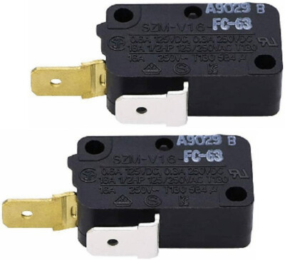 4415A17352 , 16A NORMALLY OPEN MICROWAVE DOOR SWITCH , BRAND NEW - 2 Pack 