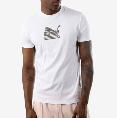 Puma X Nipsey Hussle TMC The Hustle Way T-Shirt White Men s Size Small