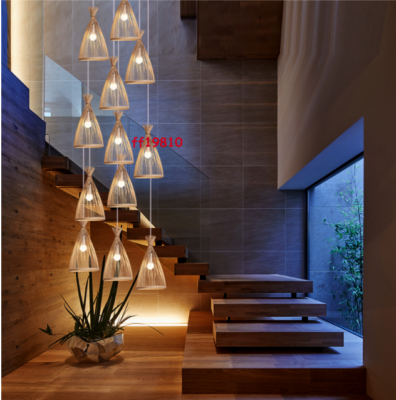 Staircase hanging cheap lights